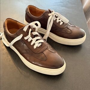 Rossi Men's Premium Brown Leather Sneakers